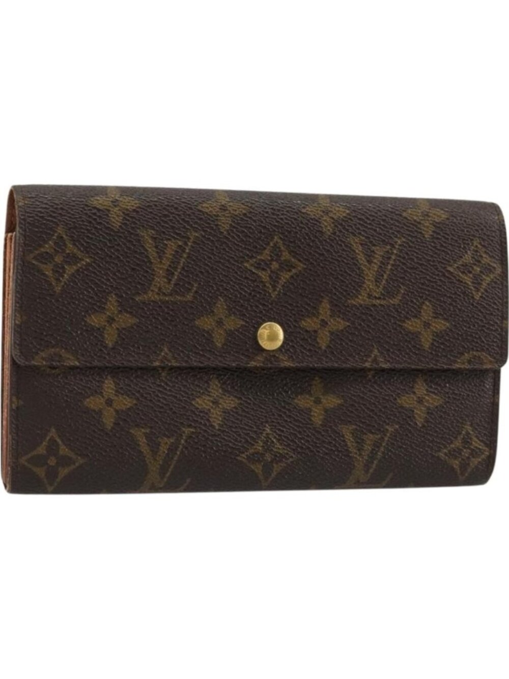 LOUIS VUITTON Monogram Portefeuille Credit Wallet Monogram M61723
